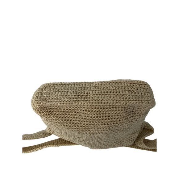 The Sak Cute natural nylon crochet shoulder bay with zipper closure M size. - Picture 6 of 16
